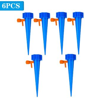 6 Stuks Plant Water Dispenser Draagbare En Duurzaam Automatisch Sproeisysteem Verstelbare Druppelirrigatie Apparaat Thuis Kantoor Bloempot Tool BU