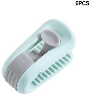 6 Stuks Quilt Deken Clip Geen Naald Veiligheid Onzichtbare Bed Voorblad Houder Huishouden Antislip Apparaat Sprei Bed sheet Fixator groen
