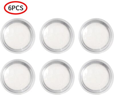 6 Stuks Ronde Rubber Bumpers Deur Muur Protector Zelfklevende Deurgrepen Stopper Shock Pads Keukenkastje Handvat Guard Bumper