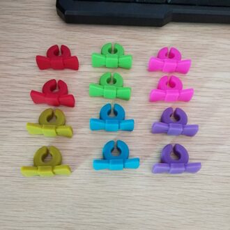 6 Stuks Siliconen Glas Marker Strik Drink Bedels Label Mark Glas Identificatie Perfect Voor Partijen