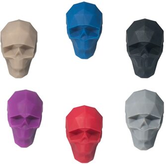 6 Stuks Siliconen Markers Herbruikbare Zee Schedel Drinken Charms Wijn Identifier Voor Cocktails Drinkbeker Teken Siliconen Feestartikelen