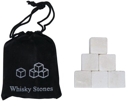 6 Stuks Whisky Steen Herbruikbare Unieke Chilling Stones Voor Bier Wijn Champagne Icing Cooling Drinken Steen Ijsblokje Bar Accessoires