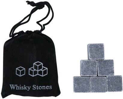 6 Stuks Whisky Steen Herbruikbare Unieke Chilling Stones Voor Bier Wijn Champagne Icing Cooling Drinken Steen Ijsblokje Bar Accessoires