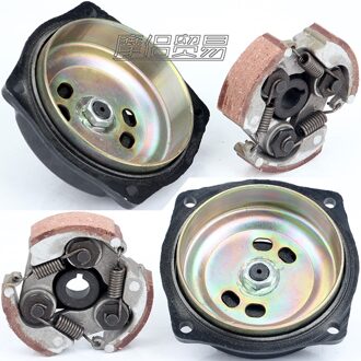 6 Tanden Clutch Drum Cover + Pad Versnellingsbak Voor Quad Pocket Bike 47 49cc Mini Moto 6T gearbox T8F