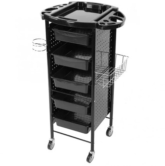 6 Tiers Storage Rack Trolley Cart With Wheels For Hair Salon & Salons Trolley Cart