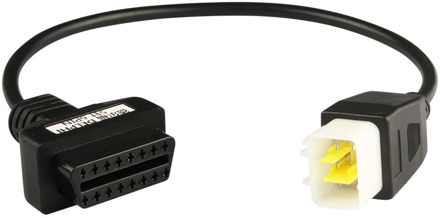 6 To 16 Pin Motorcycle OBD2 Adapters Diagnostic Tools OBD Connectors Extension Cable For BENELLI Autocycle