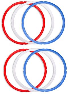 6 Vervangbare Siliconen Pakking Afdichting Ring Voor 6Qt Voor Snelkookpan-Instant Fornuis Accessoires