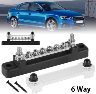 6 Way 12V 150A Nominale Bus Bar Power Distributie Terminal Blok Voor Auto & Marine