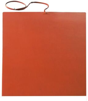 6 "X 8" 300 W 220 V Silicone Heater Motor Blok Olie Pan Hydraulische Tank Verwarming Plaat w/2 m Cord + Plug + 90C Thermostaat + 3 M PSA