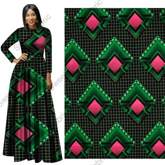 6 Yards Katoen Pagne Wax Stof Africain Echte Nederlands Tissus Afrikaanse Wax Print Stof Diy Naaien Materiaal
