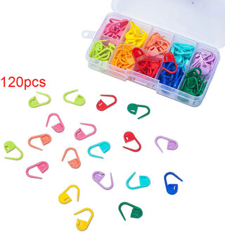 60/120 Pcs/Set Verbazingwekkende Haakt Breien Locking Stitch Naald Clip Markers Holder Tool Plastic Voor