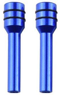60% 2 Stuks Auto Voertuig Universele Interieur Deurslot Pin Aluminiumlegering Pull Pin Knoppen Blauw