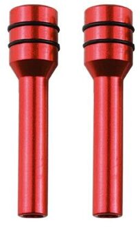 60% 2 Stuks Auto Voertuig Universele Interieur Deurslot Pin Aluminiumlegering Pull Pin Knoppen Rood