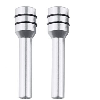 60% 2 Stuks Auto Voertuig Universele Interieur Deurslot Pin Aluminiumlegering Pull Pin Knoppen Zilver