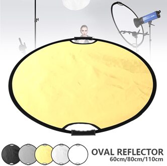 60/80/110Cm 5 In 1 Photo Studio Reflector Draagbare Inklapbare Multi-Disc Licht Photo Studio houvast Fotografie Accessoires 100 CM