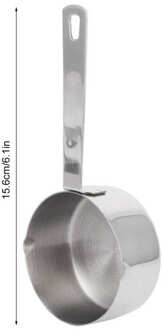 60/80/125/250Ml Bakken Maatlepel 304 Roestvrij Staal Maatbeker Scoop Met Weegschalen Keuken levert 80ml