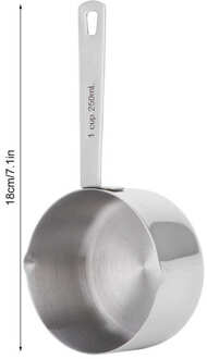 60/80/125/250Ml Bakken Maatlepel 304 Roestvrij Staal Maatbeker Scoop Met Weegschalen Keuken levert