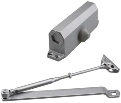 60-85Kg Deurdranger Zilver Aluminium Legering Zware Commerciële Deurdranger Installeren Automatische Voorjaar Deurdranger