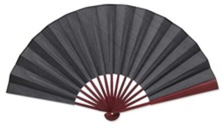 60 cm x 33 cm fan Mannen Vouwen Bamboe Leeg zwart Fan Bruiloft Hand Fans Collectie