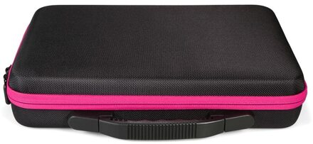 60-flessen Diamant Schilderij Doos Shockproof -proof Dubbele Rits Sluiting Borduurwerk Steentjes Opslag Container Case- blauw Groen