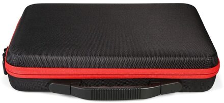 60-flessen Diamant Schilderij Doos Shockproof -proof Dubbele Rits Sluiting Borduurwerk Steentjes Opslag Container Case- blauw licht grijs