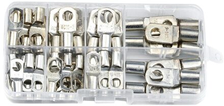 60 Koperen Buis Terminal Set Batterij Lassen Kabelschoen Ring Crimp Connectors Tool