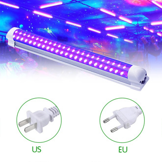 60 LED Ultraviolet Lamp 10W UV Blacklight Disco T8 Tube DJ Party Stage Lighting For Bar Art Show Club Body Paint Integrated Tube