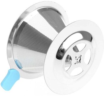 60 Mm/85 Mm Herbruikbare Koffie Filter Houder Rvs Koffie Giet Over Mesh Thee Druppelaar Cup Filter Zeef