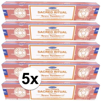 60 Nag Champa wierookstokjes Sacred Ritual 15 gram - Wierookstokjes