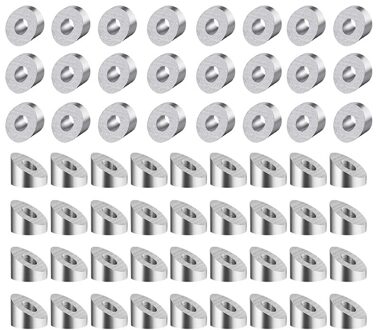 60 Pcs T316 Rvs Schuine Afgeschuinde Wasmachine 1/4 Inch 30 Graden Wasmachine, Hout Metaal Aluminium Berichten, diy Balustrade