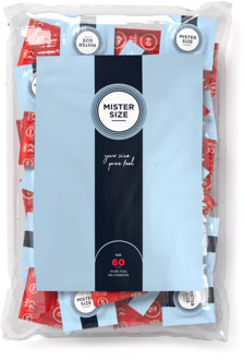 60 - Ruimere XL Condooms Ultradun 100 stuks Transparant - 60 (omtrek 12-13 cm)