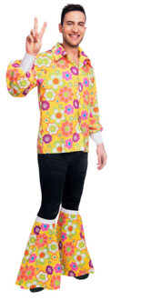 60's Flower Power Shirt Heren Multikleur - Print