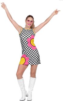 60's jurk Girl multicolor