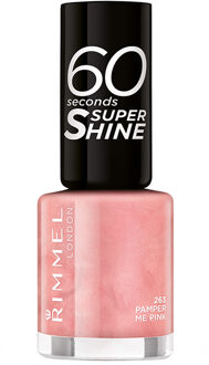 60 Seconds Super Shine nagellak - 263 Pamper Me Pink Roze - 000