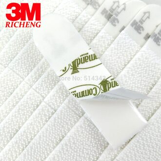 60 stks Kleine 3 M Commando Picture Opknoping Strips Commando Schade-Gratis Strips Commando Inter Locking Sneller Gloednieuwe