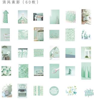 60 stks/pak Herinnering van Tijd Decoratie Briefpapier Sticker Scrapbooking Planner Journal Dagboek Diy Decoratieve Label Stickers