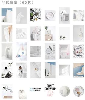 60 stks/pak Herinnering van Tijd Decoratie Briefpapier Sticker Scrapbooking Planner Journal Dagboek Diy Decoratieve Label Stickers