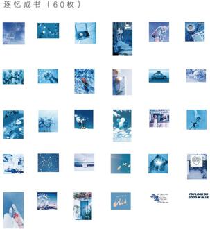 60 stks/pak Herinnering van Tijd Decoratie Briefpapier Sticker Scrapbooking Planner Journal Dagboek Diy Decoratieve Label Stickers