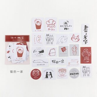 60 Stks/partij Eiland Tuin Schrijven Stickers Decoratieve Kinderen Scrapbooking Materiaal Gelukkig Planner Craft Supplies 2