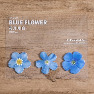 60 Stks/partij Sticky Notes Wind Plant Natuur Notepad Kersenbloesem Vlinder Daisy Maan Post-Het Bericht Memo Student Briefpapier