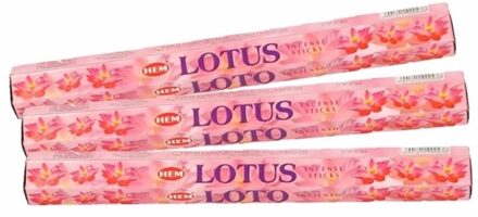 60 stokjes Lotus wierook - Wierookstokjes