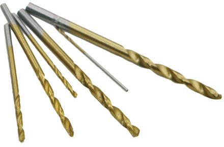 60 Stuks High Speed Steel Titanium Coated Hex Shank Schroevendraaier Twist Boor Titanium Coated Boren