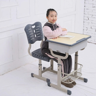 60 X 45 X (73-79)cm Adjustable Kid Study Desk Students Metal Children Desk and Chairs Set with Pencil Slot Suitable