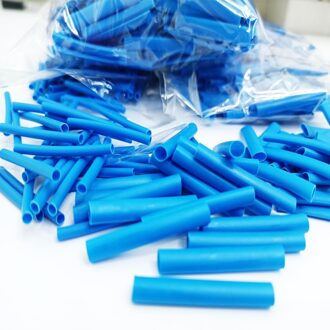 600 Pcs Hoezen Wrap Wire Auto Elektrische Kabel Buis Kits Krimpkous Tubing Polyolefine 3 Maten Gemengde Blauw 2mm/2.5Mm/3Mm
