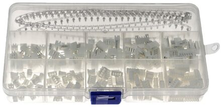 600 Pcs Terminal Connector PH2.0-2P/3P/4P/5P/6P Mannelijke En Vrouwelijke rubber Shell Riet Terminal Blok Set