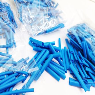 600 Stks/zak Diverse Polyolefin Krimpkous Tube Kabel Mouwen Wrap Draad Set Blauw 2Mm/2.5Mm/3Mm