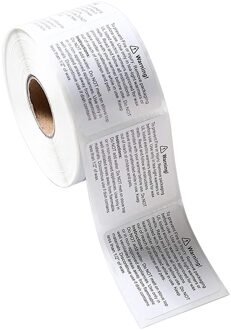 600 Stuks Olie Proof Kaars Jar Waarschuwing Labels Wax Smelten Veiligheid Stickers