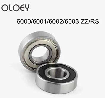 6000 6001 6002 6003-2RS 6000ZZ Bearing ABEC-1 (4/6PCS) Deep Groove 6000rs 6000zz Ball Bearings RS ZZ Bicycle Brackets