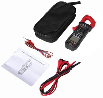 6000 Counts True Rms Stroomtang Digitale Multimeter Ncv Vierkante Wave Output Diode Y98E Rood