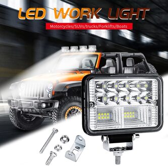 6000K White 4 Inch High Brightness LED Truck Trailer Work Light Spot Lamp 26LED 12V 24V Fit For Automobile / Motorcycle / SUV